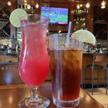 Paesanos - Prickly Pear Punch & Iced Black Tea - Italian Near Me - Davis, California