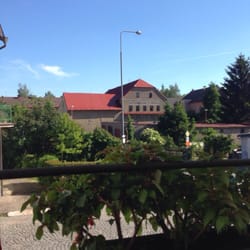 Restaurace Krčma - Vyhled ze zahradky