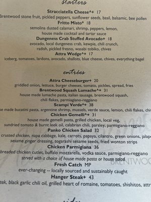 Menu photo 6 Attraversiamo Brentwood, CA