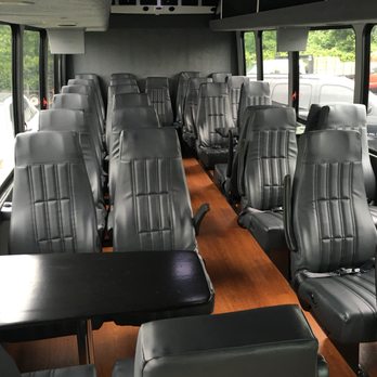 Certified Limousine Service - 29 Pax Bus Interior - Limos Near Me - Charlotte, North Carolina