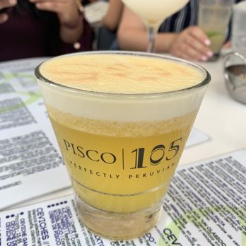 CVI.CHE 105 - Pisco Sour maracuya - Seafood Near Me - Miami Beach, Florida CVI.CHE 105 - Pisco Sour maracuya - Seafood Near Me - Miami Beach, Florida