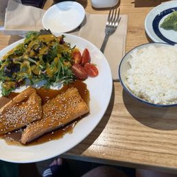 Teriyaki salmon dinner $24 Teriyaki salmon dinner $24
