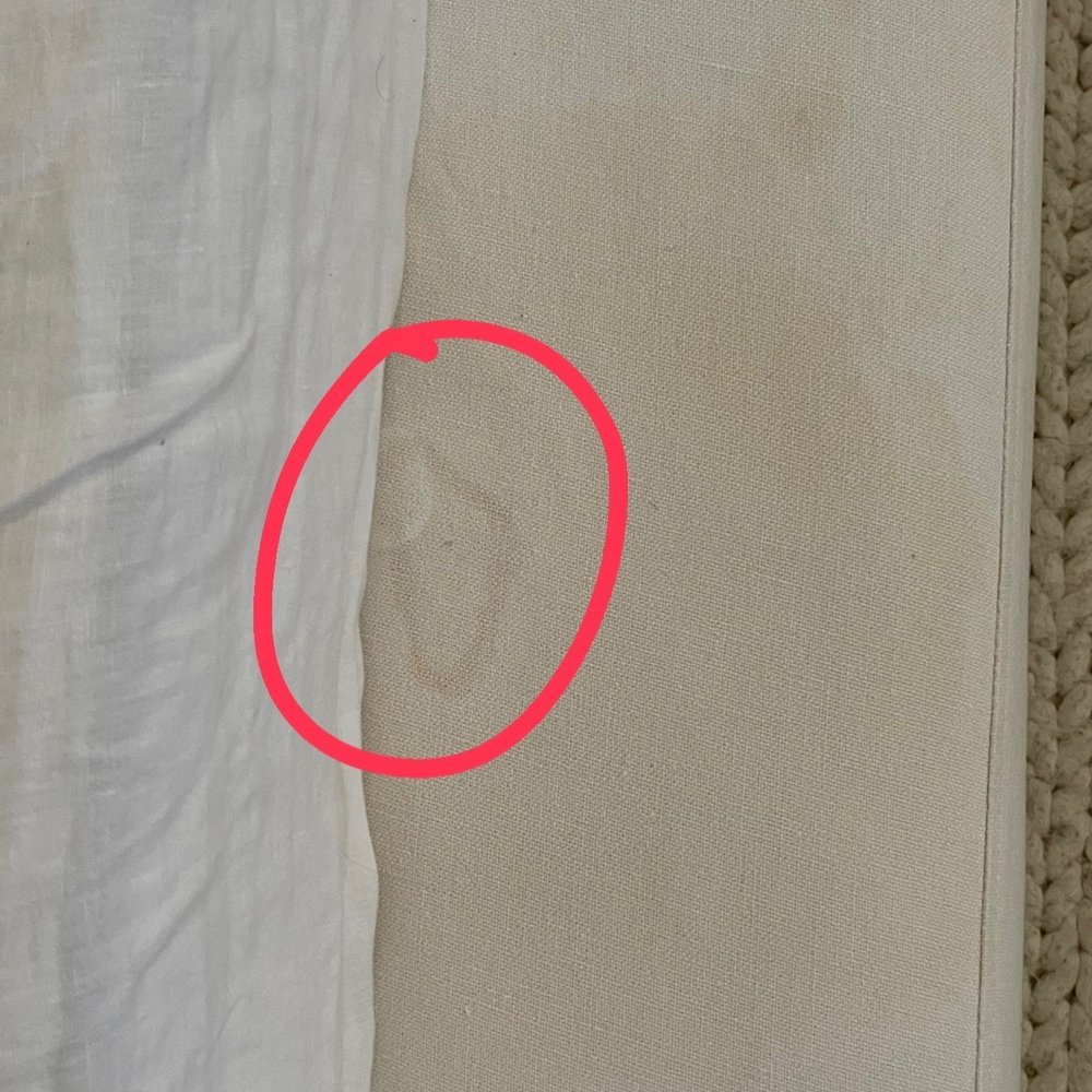 The stain i want them to remove