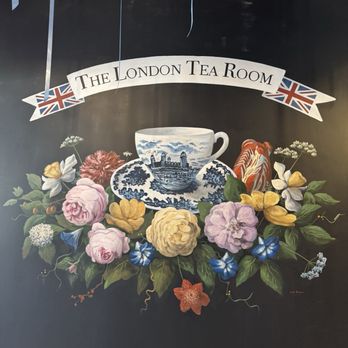 The London Tea Room - Wall painting - Tea Rooms Near Me - St Louis, Missouri The London Tea Room - Wall painting - Tea Rooms Near Me - St Louis, Missouri