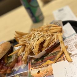 Habit Burger & Grill - Parmesan Garlic Fries- kinda meh
