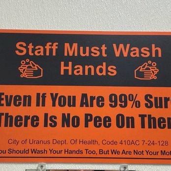 Uranus Fudge - Bathroom sign at Uranus - Ice Cream & Frozen Yogurt Near Me - Anderson, Indiana Uranus Fudge - Bathroom sign at Uranus - Ice Cream & Frozen Yogurt Near Me - Anderson, Indiana