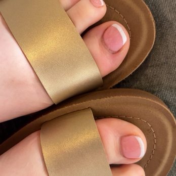 Polish Me Nails & Spa - Gel French tip toes! Love getting my toes done here. - Day Spas Near Me - Issaquah, Washington