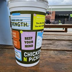 Chicken N Pickle - San Antonio - Soft drink beverage cup