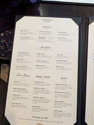 Menu photo 2 Greyhound Tavern Fort Mitchell, KY