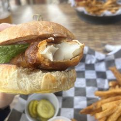 Rustic Loft - Haddock sandwich