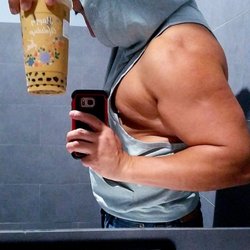 Armed with a Cafe Sua Da (Viet Iced Coffee)