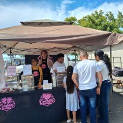 Atwater Flea & Farmers Market - Conchitas pan dulce. Small sizes for $1 and I got the chocolate one and it was tasty.