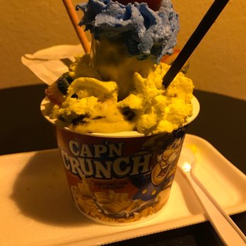 Rainbow Ribbons Rolled Ice Cream - El Capitan!! - Ice Cream & Frozen Yogurt Near Me - Deltona, Florida Rainbow Ribbons Rolled Ice Cream - El Capitan!! - Ice Cream & Frozen Yogurt Near Me - Deltona, Florida