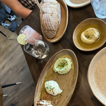 Esther's Kitchen - Sourdough Bread with Ricotta, Burrata and Blue Cheese - Italian Near Me - Las Vegas, Nevada