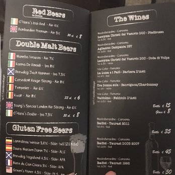 Foría 46 - Menu - Burgers Near Me - Naples, NA