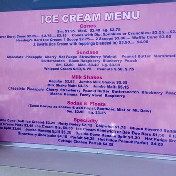 Bill's Golfland - the menu for the ice cream menu - Golf Near Me - Belle Vernon, Pennsylvania Bill's Golfland - the menu for the ice cream menu - Golf Near Me - Belle Vernon, Pennsylvania