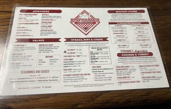Menu photo 4 Stephanie's Restaurant Greensboro, NC Menu photo 4 Stephanie's Restaurant Greensboro, NC