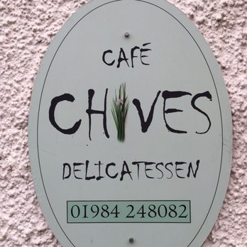 Chives Cafe and Deli - Entrance sign - British Near Me - Watchet, SOM Chives Cafe and Deli - Entrance sign - British Near Me - Watchet, SOM