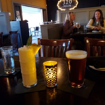 320 Main - Drink shot, from the table inside the restaurant. Thank God for Orange County. - New American Near Me - Seal Beach, California 320 Main - Drink shot, from the table inside the restaurant. Thank God for Orange County. - New American Near Me - Seal Beach, California
