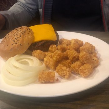 The Dish Room - Burger and tots - New American Near Me - Burlington, Colorado The Dish Room - Burger and tots - New American Near Me - Burlington, Colorado