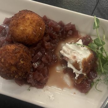 555 North - Goat Cheese Fritters - Seafood Near Me - Brunswick, Maine