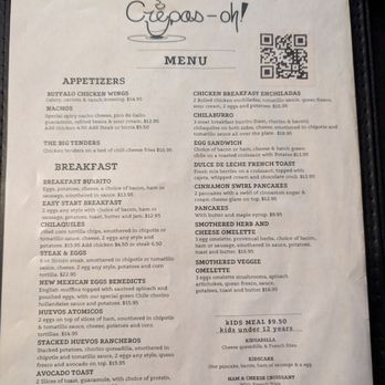 Crepas-oh! - Menu - Creperies Near Me - Santa Fe, New Mexico