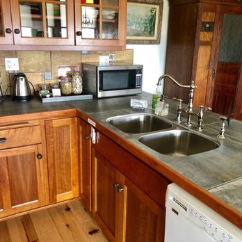 Carbonneau Ceramic Tile - Kitchen counter and breakfast bar using 2 ft ceramic tile which is virtually indestructible and will not stain. - Building Supplies Near Me - Eureka, California