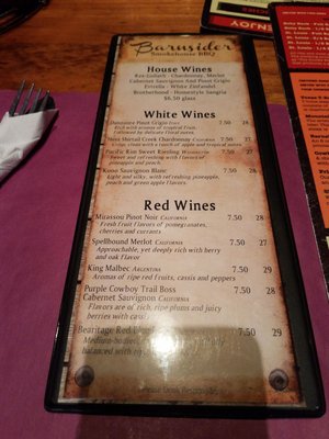 Menu photo 8 Barnsider Barbeque Restaurant Lake George, NY