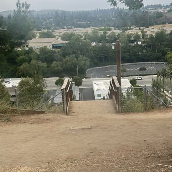 Lion's Field - Top of one of the set of stairs - Stadiums & Arenas Near Me - Fullerton, California