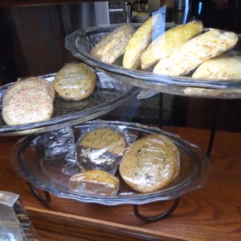 Jules' Bistro - Pastry display case - at the front desk just inside the entryway. - New American Near Me - St. Cloud, Minnesota