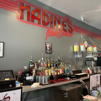 Nadines Hash House - Logo and bar - Breakfast & Brunch Near Me - St. Louis, Missouri Nadines Hash House - Logo and bar - Breakfast & Brunch Near Me - St. Louis, Missouri