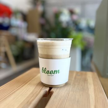 Project Bloom Coffee - Cream top latte IG: @Foodsnoblegacy - Coffee & Tea Near Me - Los Angeles, California
