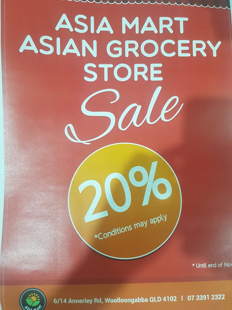 ASIA MART 14 Annerley Rd, Woolloongabba Queensland, Australia