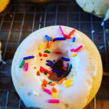 Simple Delights Bakery - Happy Vanilla Baked Donut - Bakeries Near Me Simple Delights Bakery - Happy Vanilla Baked Donut - Bakeries Near Me