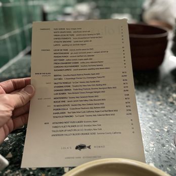 Lola's - Drink menu - New American Near Me - New York, New York