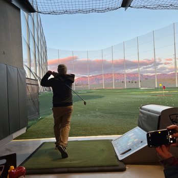 Topgolf - A great shot, the sunset is good too! :) - New American Near Me - Albuquerque, New Mexico