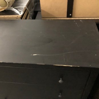 CMB Movers - Pretty much every piece of furniture looked like this after. Shocking since it took them ALL day to move us yet everything is damaged. - Movers Near Me CMB Movers - Pretty much every piece of furniture looked like this after. Shocking since it took them ALL day to move us yet everything is damaged. - Movers Near Me