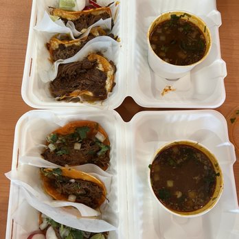Chando's Tacos - Two 3 Birria taco combos w consomé - Mexican Near Me - Fair Oaks, California Chando's Tacos - Two 3 Birria taco combos w consomé - Mexican Near Me - Fair Oaks, California