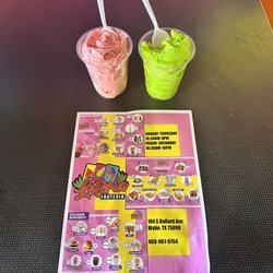 Loteria Fruteria - Menu, strawberry and lime icecream