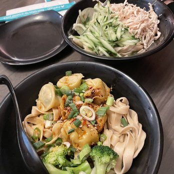 Everyday Noodles - Front: Hot Spicy Wonton Noodles. Back: 52. Sesame Cold Noodes with Chicken - Chinese Near Me - Pittsburgh, Pennsylvania Everyday Noodles - Front: Hot Spicy Wonton Noodles. Back: 52. Sesame Cold Noodes with Chicken - Chinese Near Me - Pittsburgh, Pennsylvania
