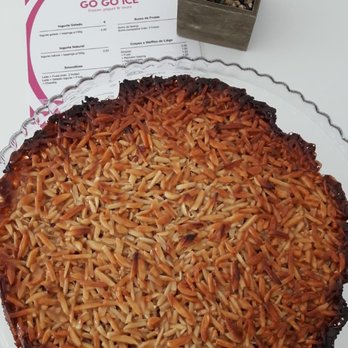 Go Go Ice - Tarte de amêndoa. Home made - Ice Cream & Frozen Yogurt Near Me - Faro, 08 Go Go Ice - Tarte de amêndoa. Home made - Ice Cream & Frozen Yogurt Near Me - Faro, 08