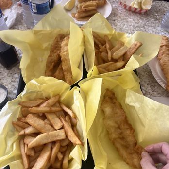 Mr. Fish and Chips - Family fish n chips. Minus several that got snatched quickly. - Fish & Chips Near Me - San Diego, California