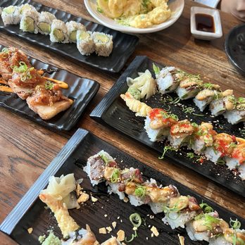 Doraku Sushi Kapolei - Various rolls - Sushi Bars Near Me - Kapolei, Hawaii Doraku Sushi Kapolei - Various rolls - Sushi Bars Near Me - Kapolei, Hawaii