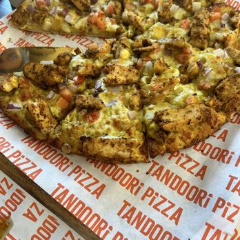 Tandoori Pizza - Butter Chicken Pizza - Indian Near Me - Clovis, California Tandoori Pizza - Butter Chicken Pizza - Indian Near Me - Clovis, California