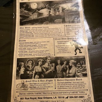 Vampire Cafe - Cafes Near Me - New Orleans, Louisiana