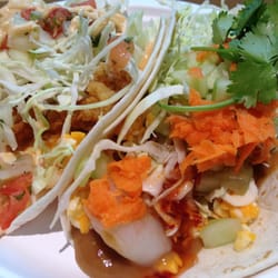 Joey's - Fish tacos, five meat choices