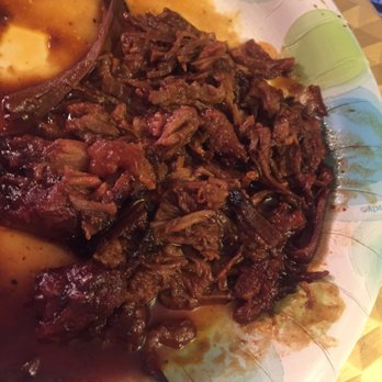 Everett & Jones - Beef Brisket scraps... shredded and not sliced like it should be!! Disgraceful!! - Barbeque Near Me - Berkeley, California