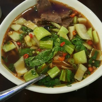 Dolphin Bay - spicy beef noodle soup (asked for spicy for the spiciness) - Taiwanese Near Me - Boston, Massachusetts
