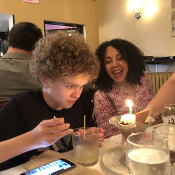 Le Chat Noir - They even brought a birthday dessert for my son. - French Near Me - Washington, DC, District of Columbia Le Chat Noir - They even brought a birthday dessert for my son. - French Near Me - Washington, DC, District of Columbia