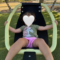Schoolhouse Park - Tandem swing!